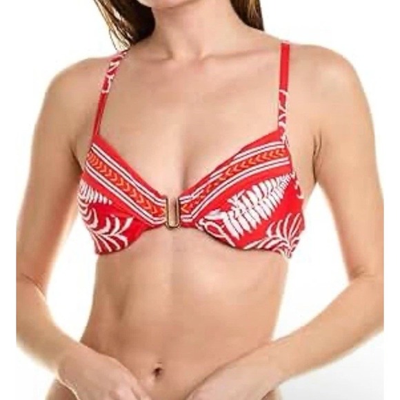 La Blanca Other - LA BLANCA Underwire Twist Convertible Bikini Bra Island Goddess in black-Size 14